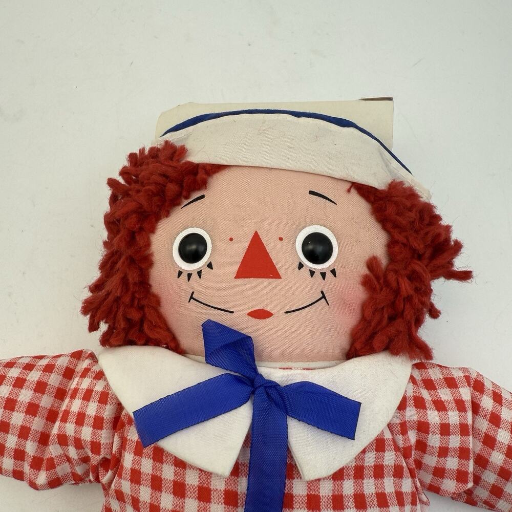 Vintage 1970s Knickerbocker Raggedy Ann & Andy 7" Dolls - NEW - Picture 7 of 10